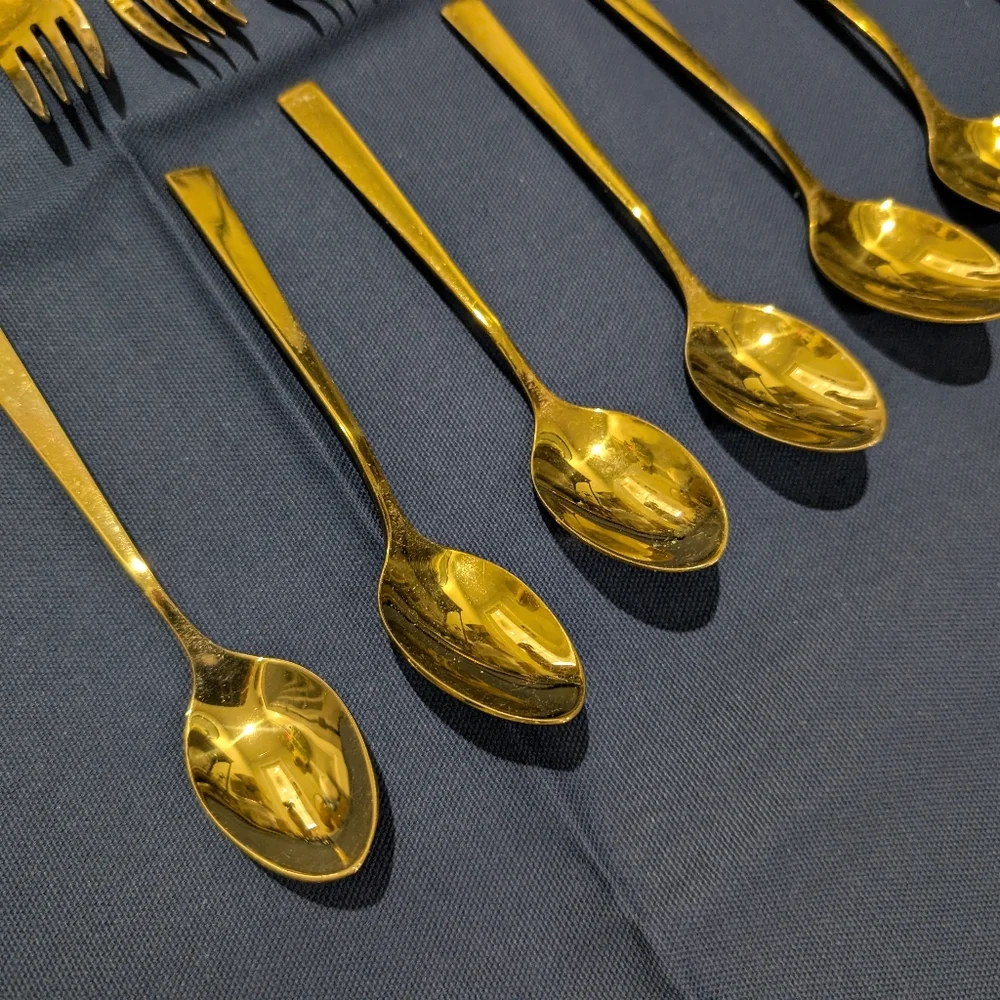 DIRIGOLD‎ DIRILYTE * REGAL GOLD FLATWARE SET * 26Pcs *